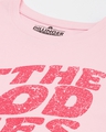 Shop Women's Pink Let The Good Times Roll Typography Oversized T-shirt