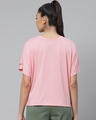 Shop Women's Pink Live Inside Out Printed Slim Fit T-shirt-Design