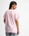 Shop Women's Pink Living in Paradise Graphic Printed Boyfriend T-shirt-Design