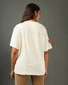 Shop Women's Gardenia Lizard Heart Graphic Printed Oversized T-shirt-Design