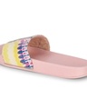 Shop Women's Pink Love Printed Sliders