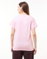 Shop Women's Pink Nezuko Kamado Typography Boyfriend T-shirt-Design