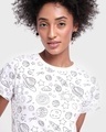 Shop Women's White T-Shirt & Shorts Set