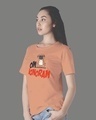 Shop Women's Pink Om Ignoram Premium Cotton T-shirt-Design