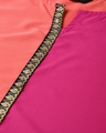 Shop Women's Pink & Orange Solid Straight Crepe Kurta