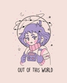 Shop Women's Pink Out Of This World Graphic Printed T-shirt-Full
