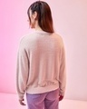 Shop Women's Pink Oversized Flatknit Sweater-Full