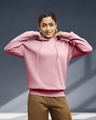 Shop Women's Pink Oversized Hoodies-Front