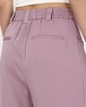 Shop Women's Mauve Oversized Korean Pants