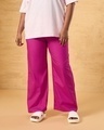 Shop Women's Pink Oversized Plus Size Pyjamas-Front