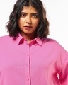 Shop Women's Pink Oversized Plus Size Shirt