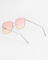 Shop Women's Pink Oversized Polarised Lens Sunglasses