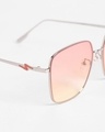 Shop Women's Pink Oversized Polarised Lens Sunglasses