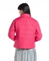 Shop Women's Pink Oversized Puffer Jacket-Design