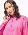 Shop Women's Pink Oversized Shirt