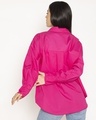 Shop Women's Pink Oversized Shirt-Full