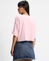 Shop Women's Pink Oversized Short Top-Design