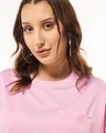 Shop Women's Pink Oversized Short Top