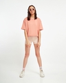 Shop Women's Pink Oversized T-shirt