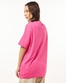Shop Women's Pink Oversized T-shirt