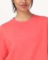 Shop Women's Coral Pink Oversized T-shirt
