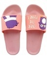 Shop Women's Pink Planet Slippers & Flip Flops-Front