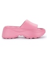 Shop Women's Pink Platform Sliders-Design
