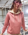 Shop Women's Pink Plus Size Hoodies-Front