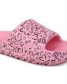 Shop Women's Pink Printed Sliders