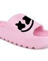 Shop Women's Pink Printed Sliders
