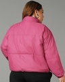 Shop Women's Pink & Purple Reversible Oversized Plus Size Jacket-Design
