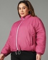 Shop Women's Pink & Purple Reversible Oversized Plus Size Jacket