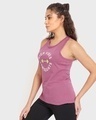 Shop Women's Pink Racerback Athleisure Vest-Design