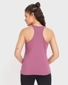 Shop Women's Pink Racerback Athleisure Vest-Full