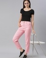 Shop Women's Pink Relaxed Fit Jeans