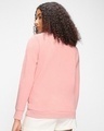 Shop Women's Pink Relaxed Fit Sweatshirt-Design