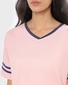 Shop Women's Pink Relaxed Fit T-shirt