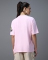 Shop Women's Pink Rollin Withit Graphic Printed Oversized T-shirt-Full
