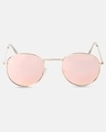 Shop Women's Pink Round Polarised Lens Sunglasses-Design