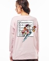Shop Women's Pink Save the Day Graphic Printed Oversized T-shirt-Front