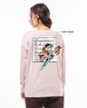 Shop Women's Pink Save the Day Graphic Printed Oversized T-shirt-Full