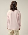 Shop Women's Pink Sea U Never Graphic Printed Oversized T-shirt-Design
