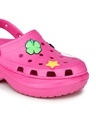 Shop Women's Pink Self Design Clogs