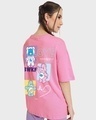 Shop Women's Pink Self Love Graphic Printed Oversized T-shirt-Design