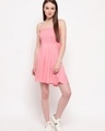 Shop Women's Pink Short Dress-Front