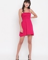 Shop Women's Pink Short Dress-Front