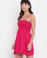 Shop Women's Pink Short Dress-Full