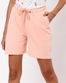 Shop Women's Pink Shorts-Front