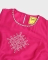 Shop Women's Pink Sleevelesss Ethnic Kurti