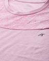 Shop Women's Pink Slim Fit Cotton T-shirt